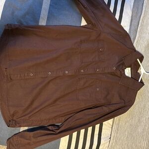 Brown REI BUTTON DOWN
